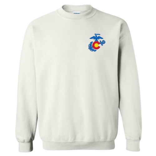 Heavy Blend™ Crewneck Sweatshirt-RS Denver Cowboy w/Mountains-Light Colors Thumbnail