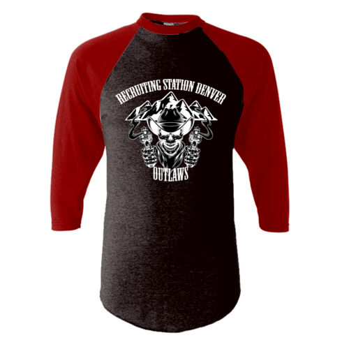 Baseball Jersey-RS Denver Cowboy w/Mountains-Dark Colors Thumbnail